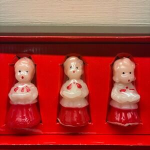 Christmas Carolers Candle Set The Vermont Country Store New in Box Holiday Decor
